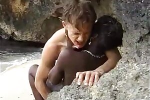 African teen gets anal fucked laze about