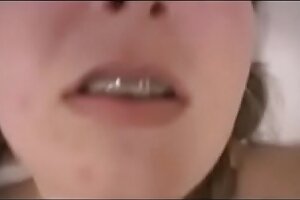 Hot teen in the air braces fucks anal together with gets creampie Hang in there Sluttygirlscams.com
